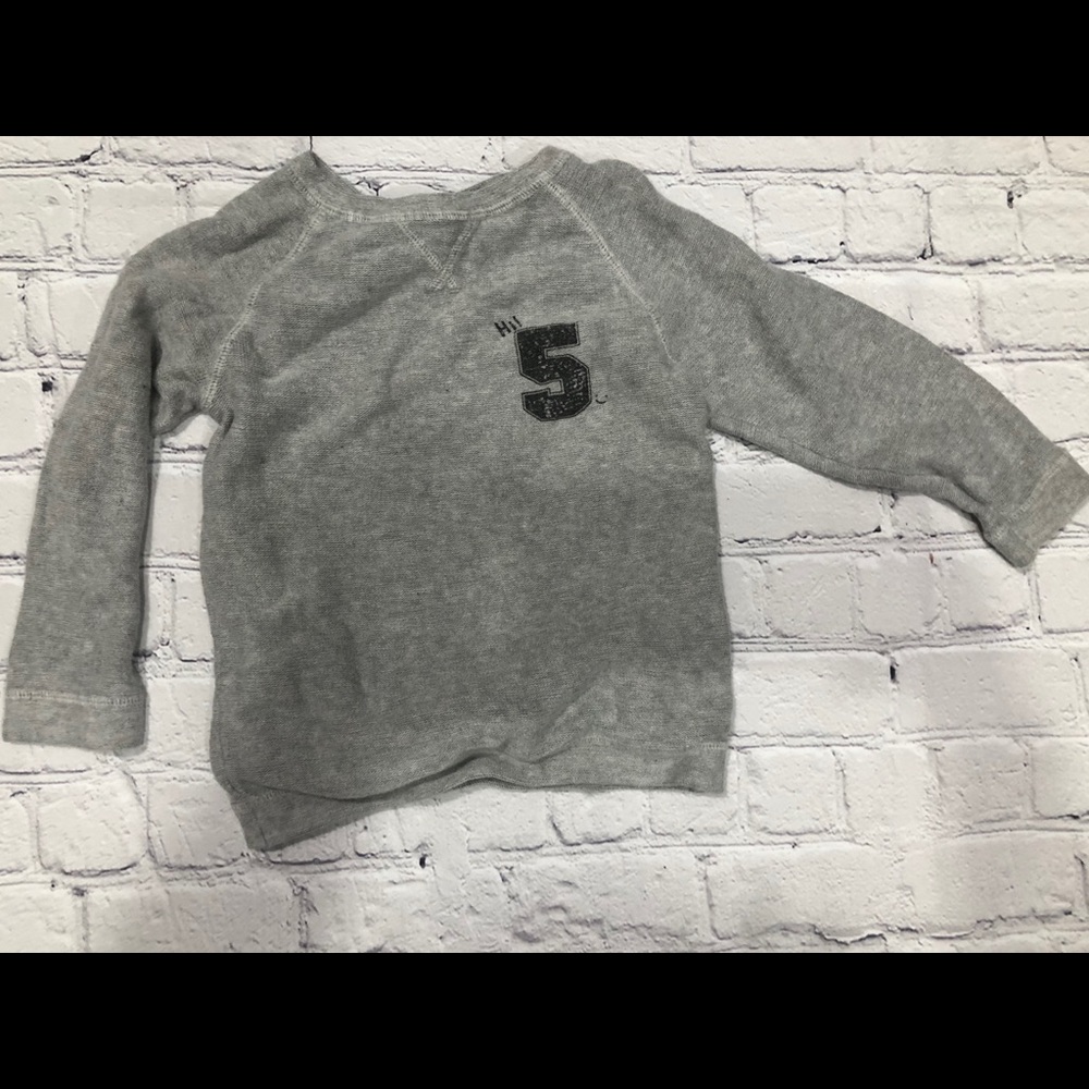 Gray H&M Sweater Shirt. 1 1/2-2yr